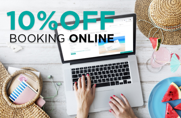 10% OFF Booking Online